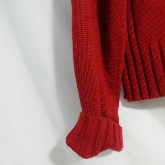NEW YORK & COMPANY | xl extra large | Red Classic Zip-Up Cardigan | 100% Cotton - Picture 13 of 16